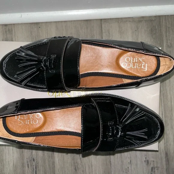 Franco Sarto Platform Loafers (Black) - Picture 3 of 5